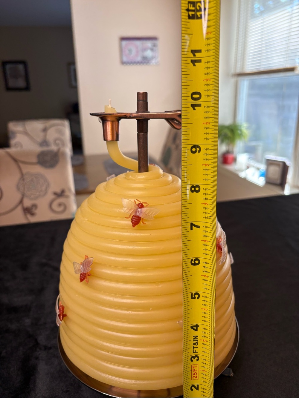 Candle By The Hour Natural Bees Wax 120 hr Coil Candle - Picture 7 of 7